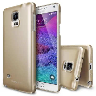 Ringke Slim Dual Coated Skal till Samsung Galaxy Note 4 - Gold
