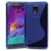 S-Line Flexicase Skal till Samsung Galaxy Note 4 (Blå)