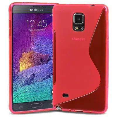S-Line Flexicase Skal till Samsung Galaxy Note 4 (Magenta)