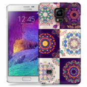Skal till Samsung Galaxy Note 4 - Blommigt lapptäcke