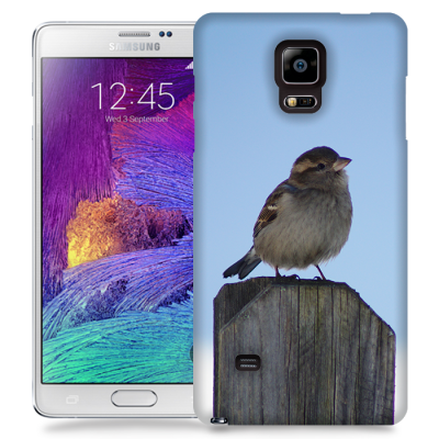 Skal till Samsung Galaxy Note 4 - Gråsparv