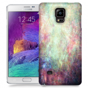 Skal till Samsung Galaxy Note 4 - Grunge texture - Ljusblå