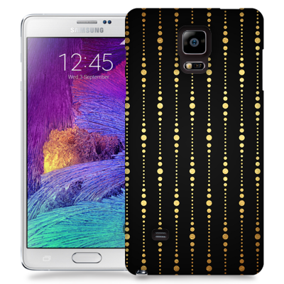 Skal till Samsung Galaxy Note 4 - Gulddrapperi