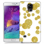 Skal till Samsung Galaxy Note 4 - Guldkonfetti