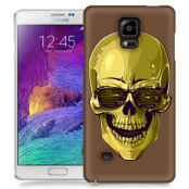 Skal till Samsung Galaxy Note 4 - Hipster Skull Brun