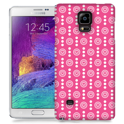 Skal till Samsung Galaxy Note 4 - Hjärtan