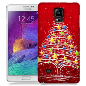 Skal till Samsung Galaxy Note 4 - Julgran - Röd