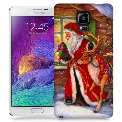 Skal till Samsung Galaxy Note 4 - Jultomte och ren