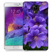 Skal till Samsung Galaxy Note 4 - Lila blommor