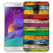 Skal till Samsung Galaxy Note 4 - Målade brädor