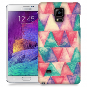 Skal till Samsung Galaxy Note 4 - Målning- Trianglar