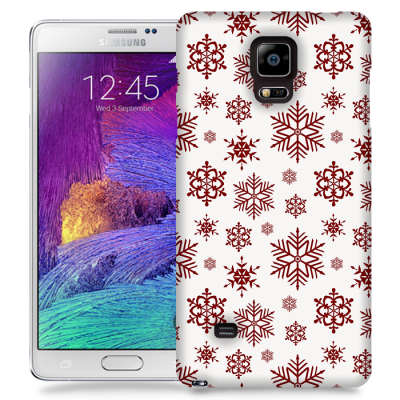 Skal till Samsung Galaxy Note 4 - Mönster - Flakes