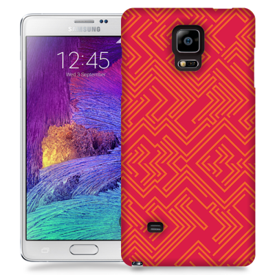 Skal till Samsung Galaxy Note 4 - Mönster - Labyrint