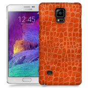 Skal till Samsung Galaxy Note 4 - Mönster - Orange