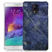Skal till Samsung Galaxy Note 4 - Marble - Blå
