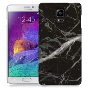 Skal till Samsung Galaxy Note 4 - Marble - Svart