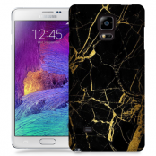 Skal till Samsung Galaxy Note 4 - Marble - Svart