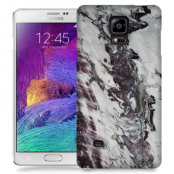 Skal till Samsung Galaxy Note 4 - Marble - Vit/Svart