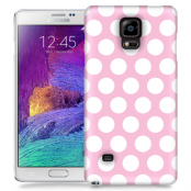 Skal till Samsung Galaxy Note 4 - Polka - Rosa