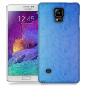 Skal till Samsung Galaxy Note 4 - Prismor - Blå