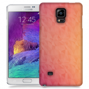 Skal till Samsung Galaxy Note 4 - Prismor - Rosa/Orange
