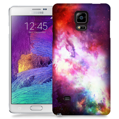 Skal till Samsung Galaxy Note 4 - Rymden - Lila