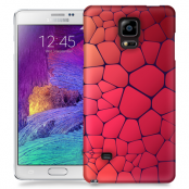 Skal till Samsung Galaxy Note 4 - Skifferstenar - Röd
