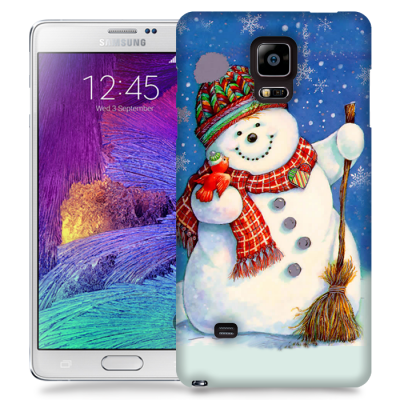 Skal till Samsung Galaxy Note 4 - Snögubbe