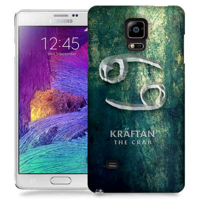 Skal till Samsung Galaxy Note 4 - Stjärntecken - Kräftan
