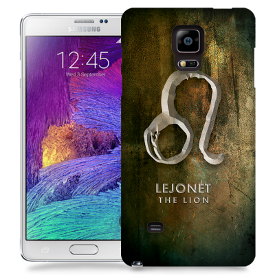 Skal till Samsung Galaxy Note 4 - Stjärntecken - Lejonet