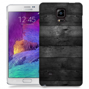 Skal till Samsung Galaxy Note 4 - Svarta plankor