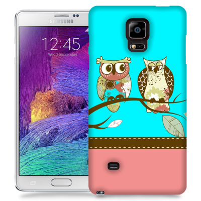 Skal till Samsung Galaxy Note 4 - Ugglor i träd