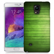 Skal till Samsung Galaxy Note 4 - Wood - Grön