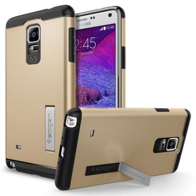 SPIGEN Slim Armor Skal till Samsung Galaxy Note 4 (Gold)