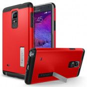 SPIGEN Slim Armor Skal till Samsung Galaxy Note 4 (Röd)