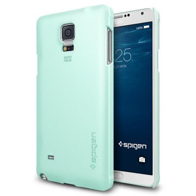 SPIGEN Thin Fit Skal till Samsung Galaxy Note 4 (Mint)