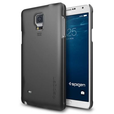 SPIGEN Thin Fit Skal till Samsung Galaxy Note 4 (Svart)