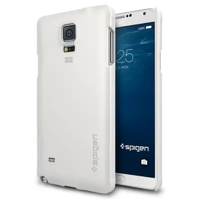 SPIGEN Thin Fit Skal till Samsung Galaxy Note 4 (Vit)