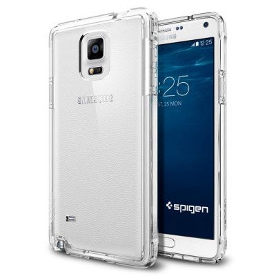 SPIGEN Ultra Hybrid Skal till Samsung Galaxy Note 4 (Crystal Clear)