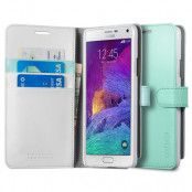 Spigen Wallet Plånboksfodral till Samsung Galaxy Note 4 - Mint