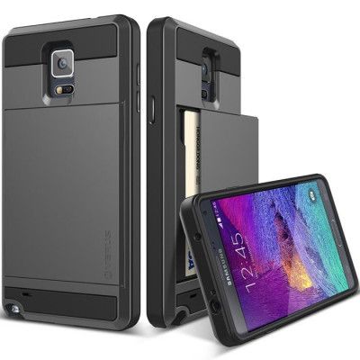 Verus Damda Slide Skal till Samsung Galaxy Note 4 - Svart