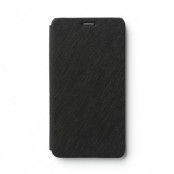 Zenus Minimal Äkta Läder Plånboksfodral till Samsung Galaxy Note 4 - Svart