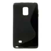 Flexicase Skal till Samsung Galaxy Note Edge - Svart