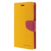 Mercury Fancy Diary Plånboksfodral till Samsung Galaxy Note Edge - Gul