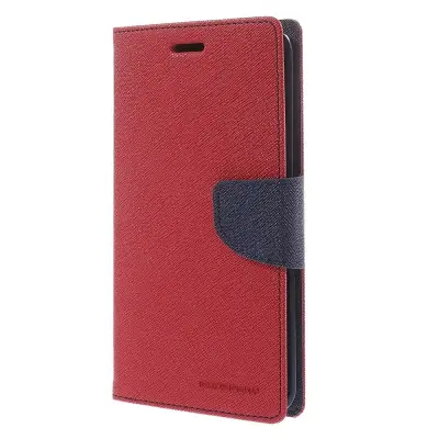 Mercury Fancy Diary Plånboksfodral till Samsung Galaxy Note Edge - Röd