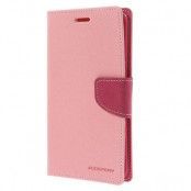 Mercury Fancy Diary Plånboksfodral till Samsung Galaxy Note Edge - Rosa