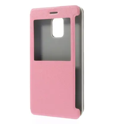 MobilFodral med fönster till Samsung Galaxy Note Edge - Rosa