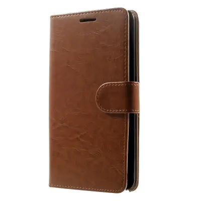 Plånboksfodral till Samsung Galaxy Note Edge - Brun
