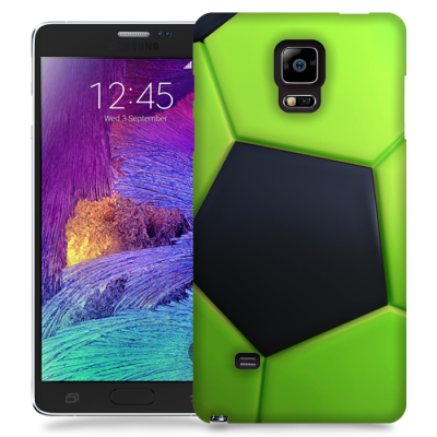 Skal till Samsung Galaxy Note Edge - Fotboll - Grön