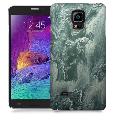 Skal till Samsung Galaxy Note Edge - Marble - Grön